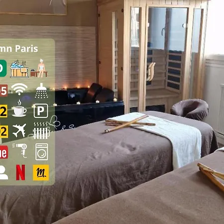 Apartmán Derniere Reservations Avant Indisponibilite En Septembre Pour 12 Mois, Illimites Jacuzzi Bain A Remous Interieur, Sauna Interieur, Parking Reserve, Vue Et Acces Parc, Prestations Uniques, 1er Etage Corbeil-Essonnes